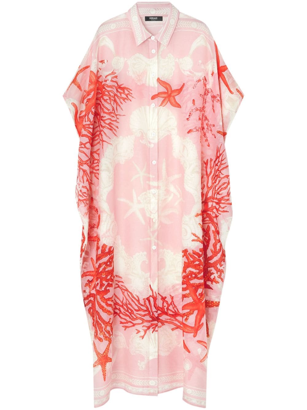 Versace Barocco Sea shirt cover-up - Pink von Versace