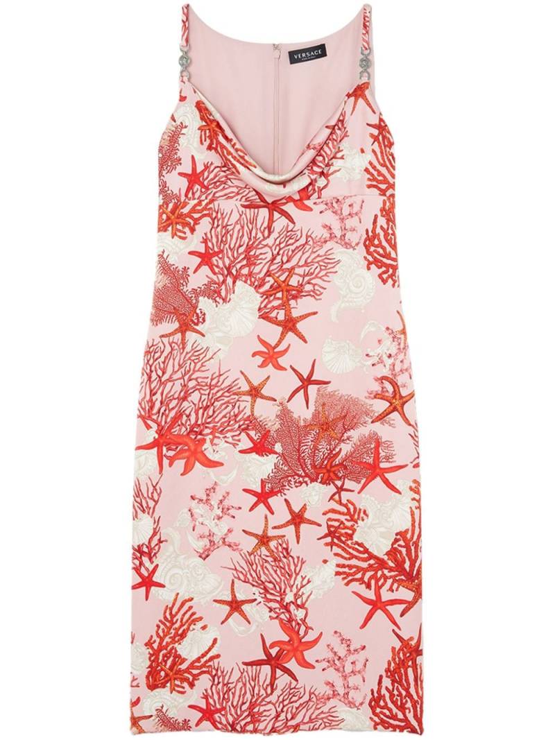 Versace Barocco Sea silk slip dress - Pink von Versace