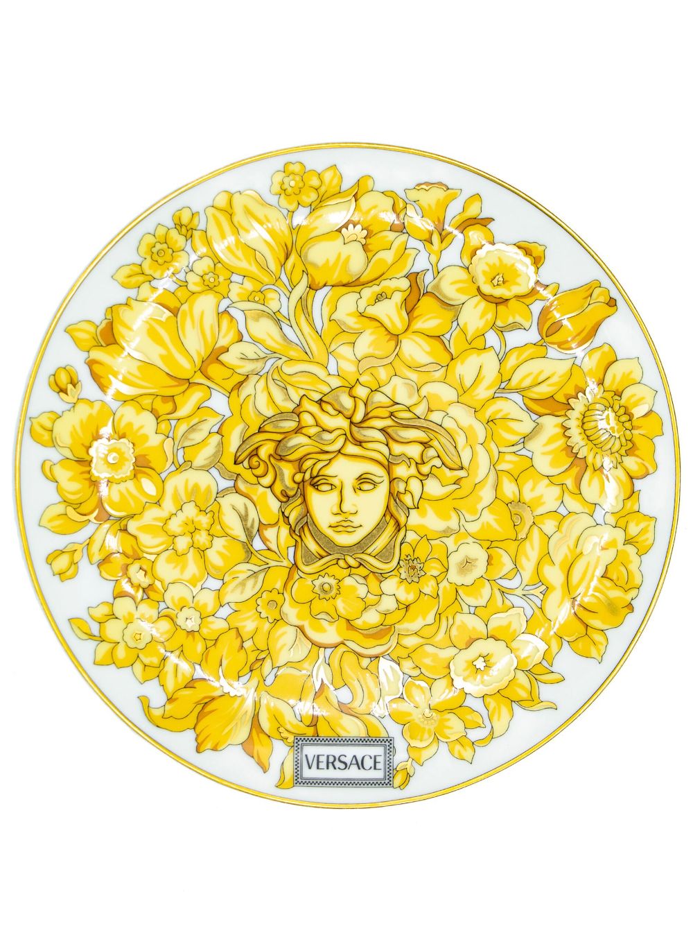 Versace small Medusa Rhapsody plate (17cm) - White von Versace