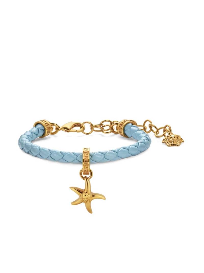 Versace Barocco Sea braided bracelet - Blue von Versace