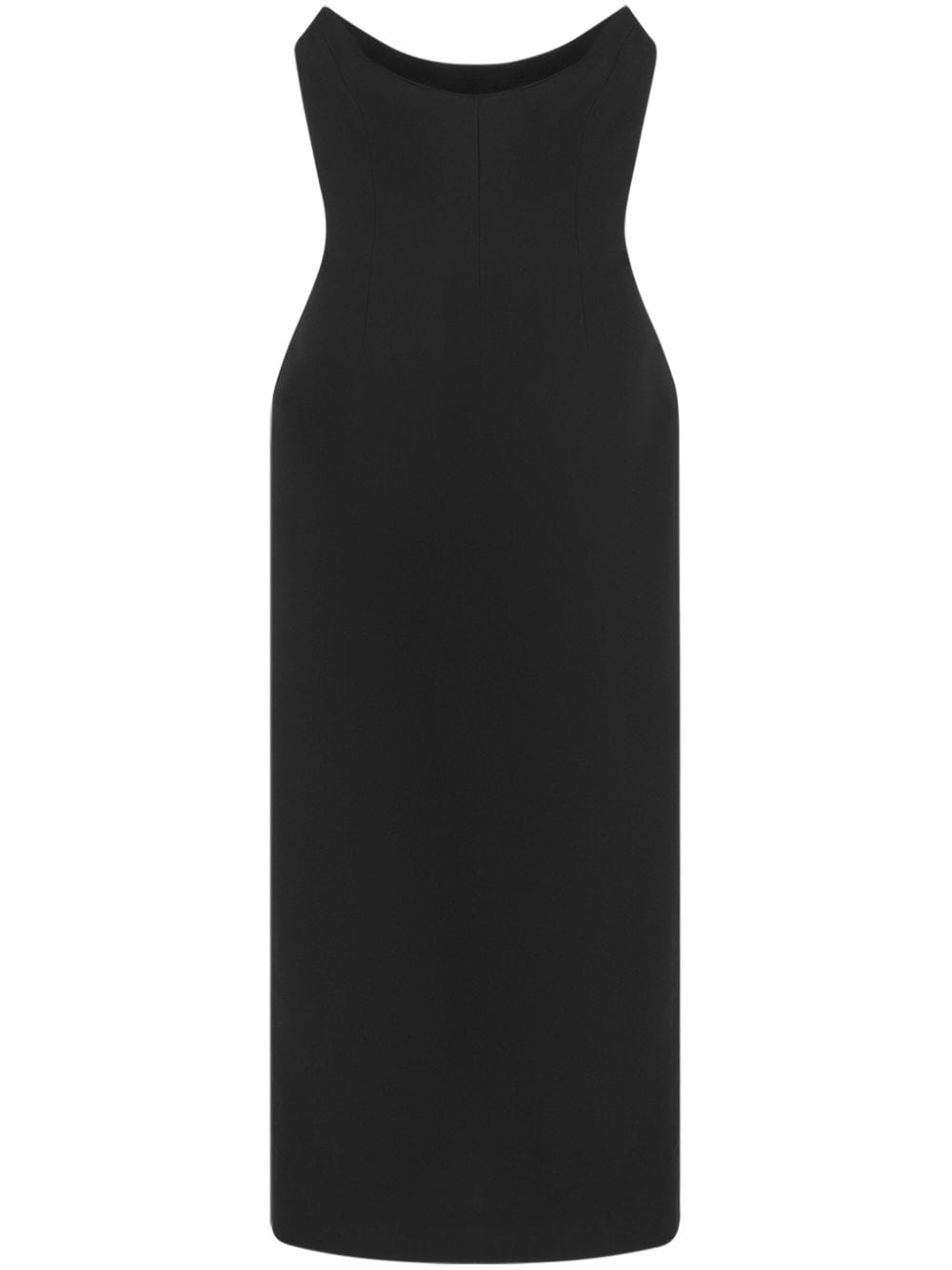 Versace strapless bustier gown - Black von Versace