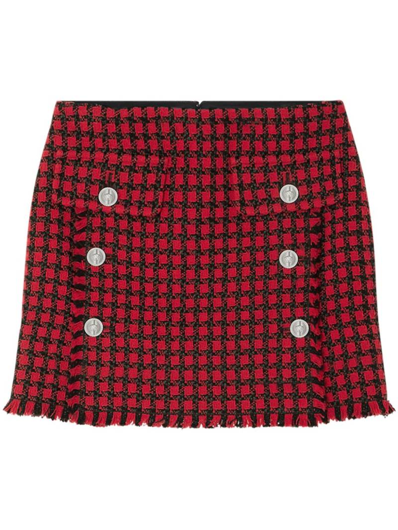 Versace tweed pencil skirt - Red von Versace