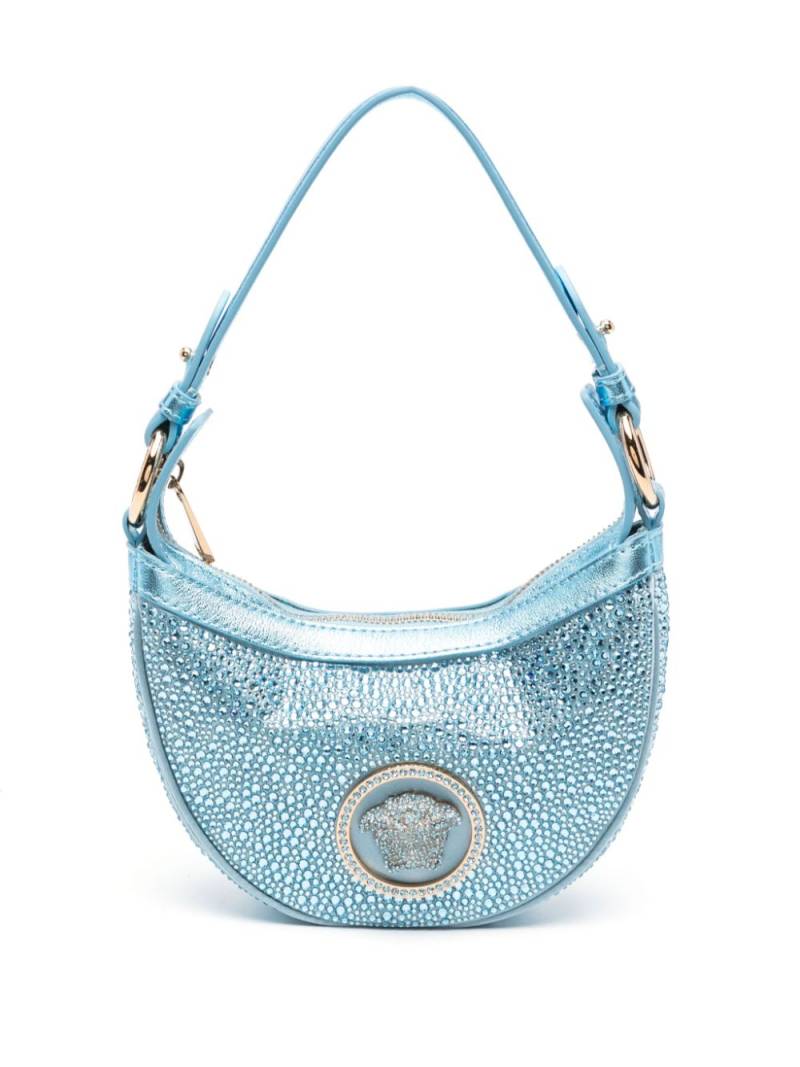 Versace x Dua Lipa Repeat mini shoulder bag - Blue von Versace