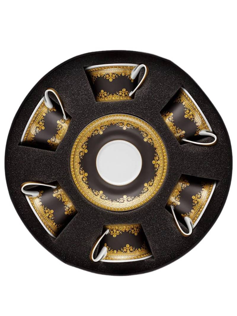 Versace x Rosenthal I Love Baroque tea cups (set of 6) - Black von Versace