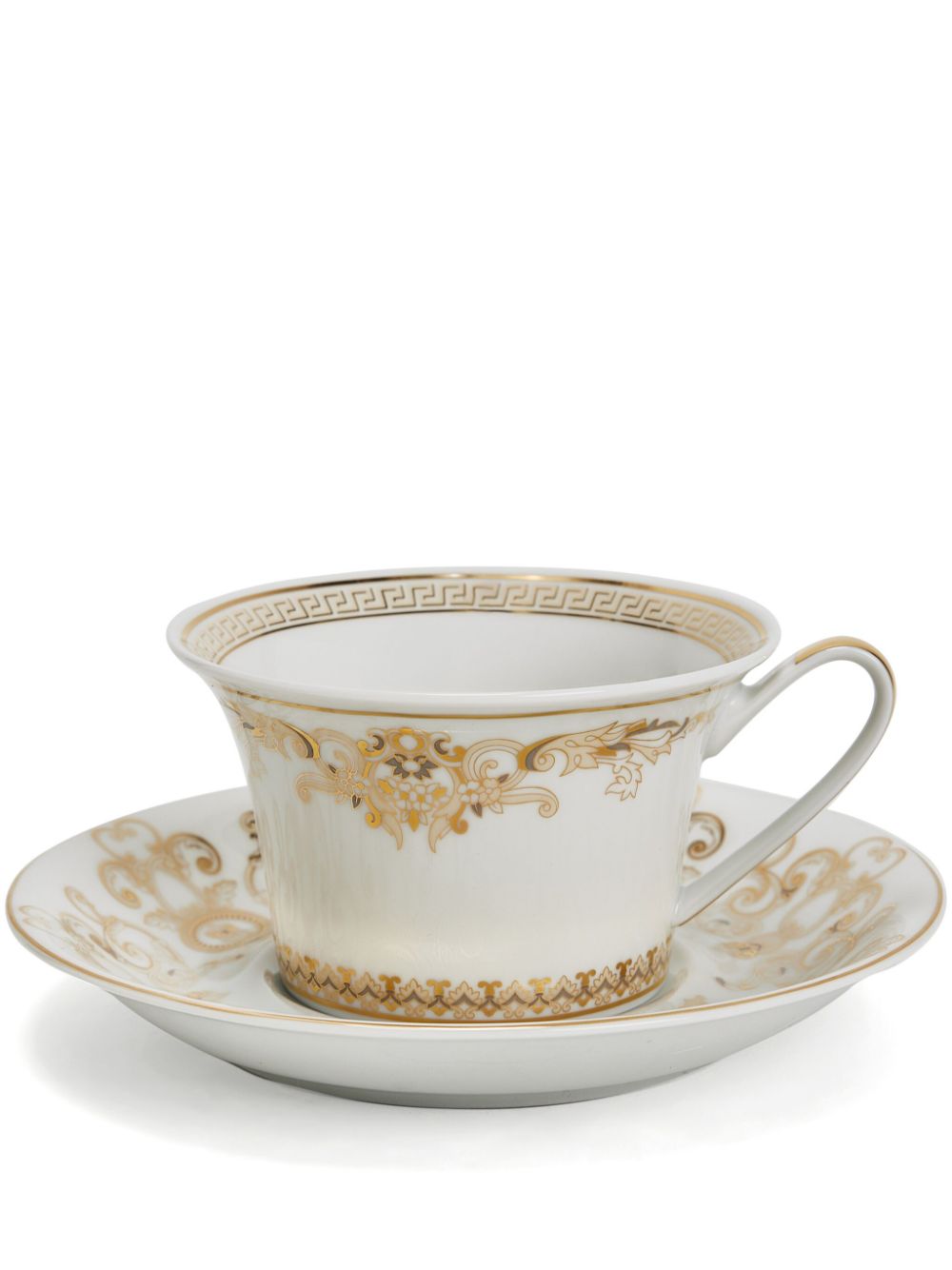 Versace x Rosenthal Medusa Gala tea cups and saucers (set of six) - White von Versace