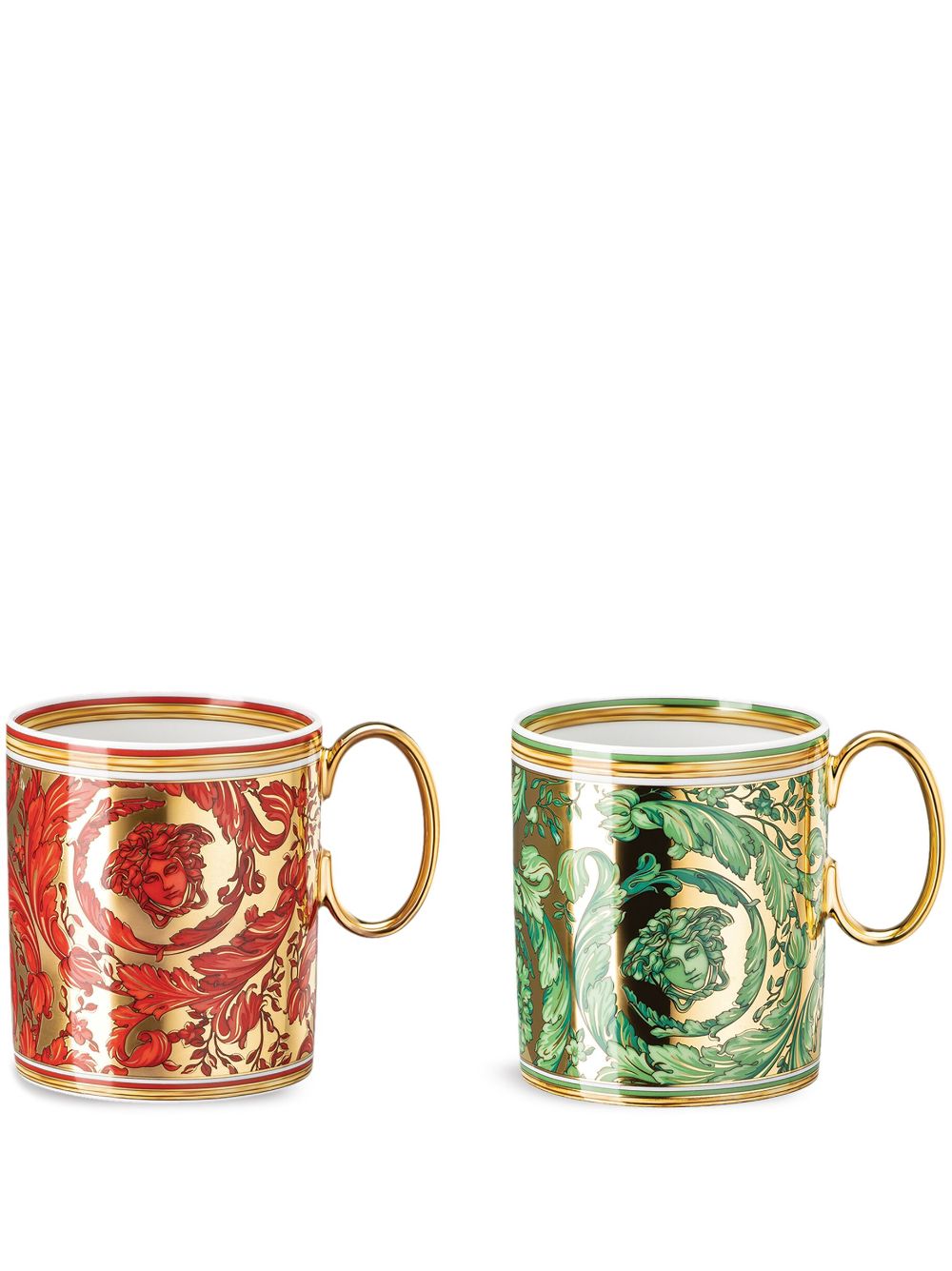 Versace x Rosenthal Medusa Garland mug (set of two) - Multicolour von Versace