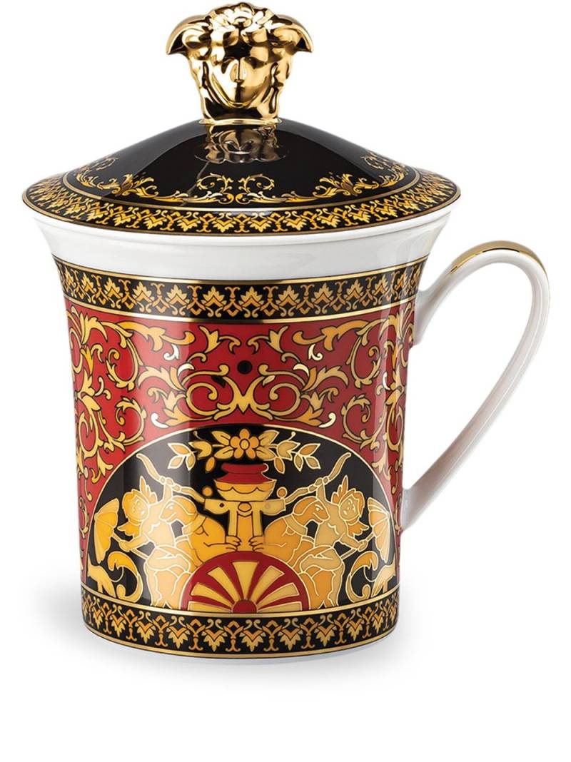 Versace x Rosenthal Medusa lidded porcelain mug (9.8cm) - Multicolour von Versace