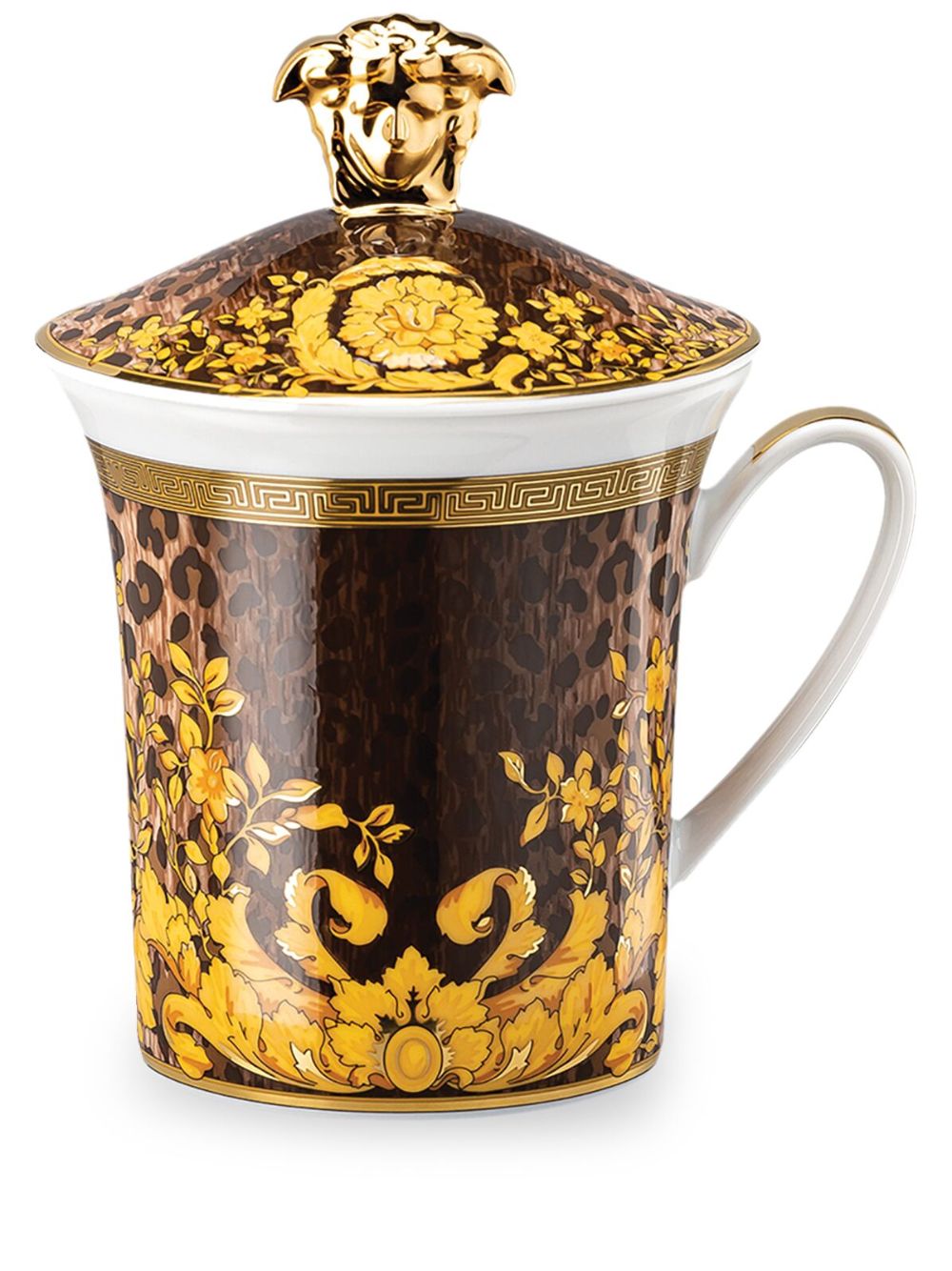 Versace x Rosenthal Wild Floralia lidded mug (9.8cm) - Multicolour von Versace