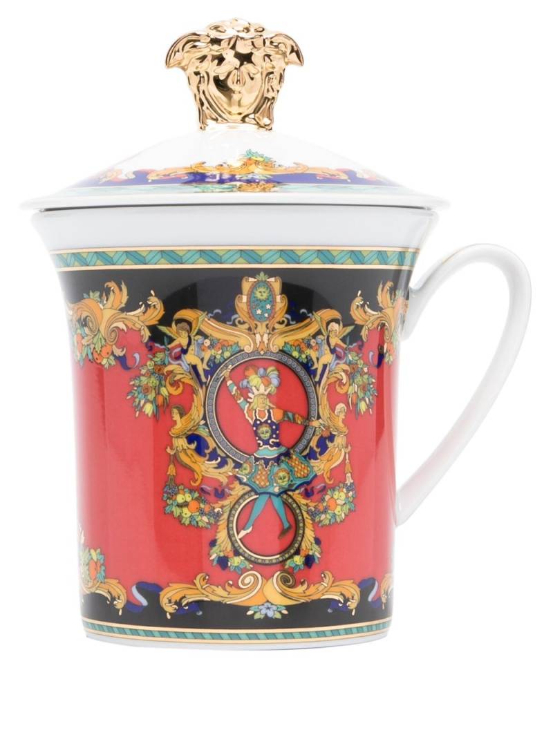 Versace x Rosethal Le Roi Soleil mug - Red von Versace