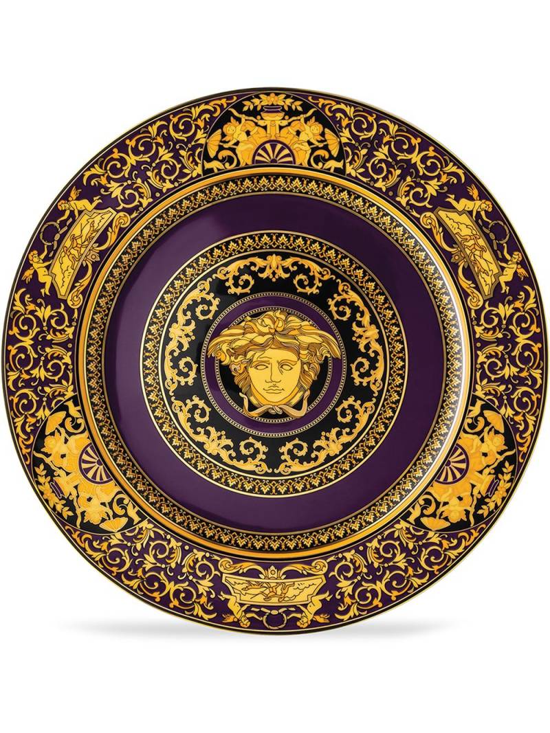 Versace x Versace Medusa service plate (30cm) - Purple von Versace