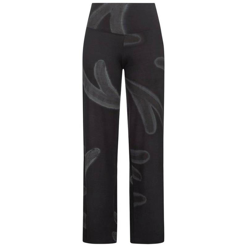 Batik Yoga Hose 'desta' Damen Charcoal Black M von Vervola