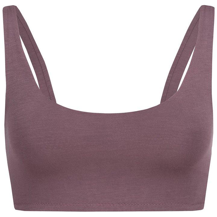 Yoga Bh 'square' Damen Brombeere S von Vervola