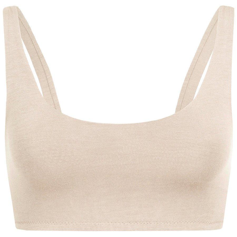 Yoga Bh 'square' Damen Creme S von Vervola