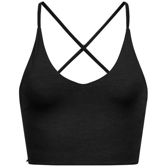 Yoga Bustier - 'linda' - Nachhaltig Und Komfortabel Damen Schwarz L von Vervola