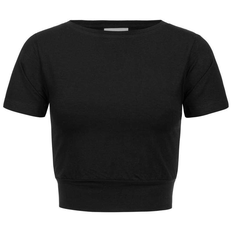 Yoga Crop Top 'bebas' - Nachhaltig Und Komfortabel Unisex Schwarz ONE SIZE von Vervola