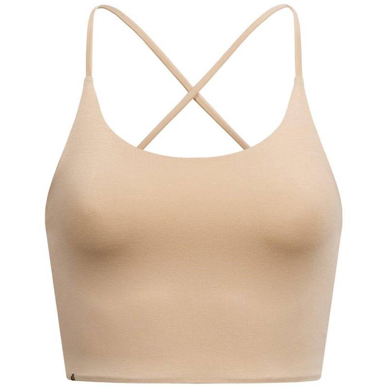 Yoga Top 'naomi' Damen Creme S von Vervola