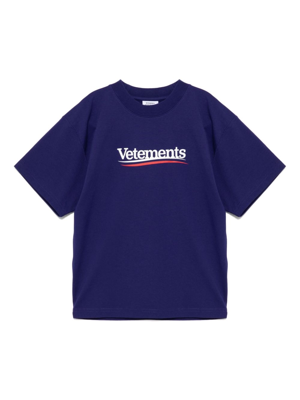 Vetements Kids logo-print cotton T-shirt - Purple von Vetements Kids