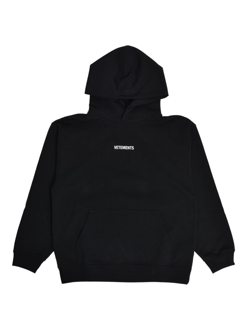 Vetements Kids logo-print hoodie - Black von Vetements Kids