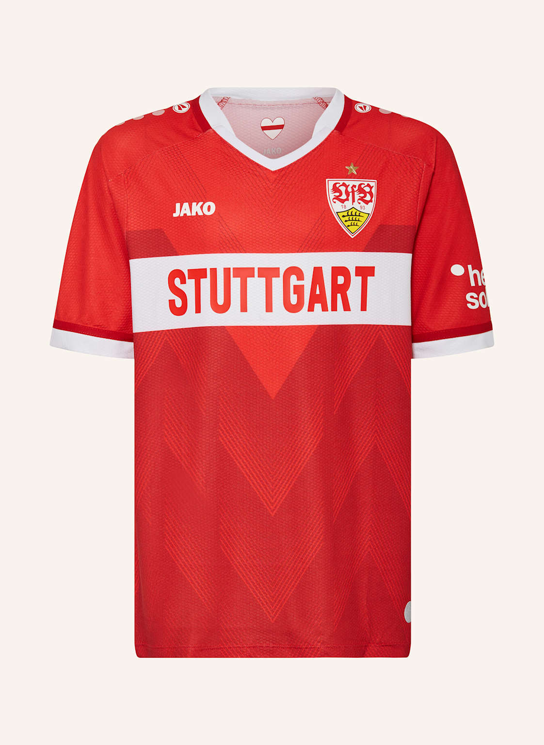 Vfb Stuttgart Auswärtstrikot Vfb Stuttgart 24/25 rot von VfB Stuttgart