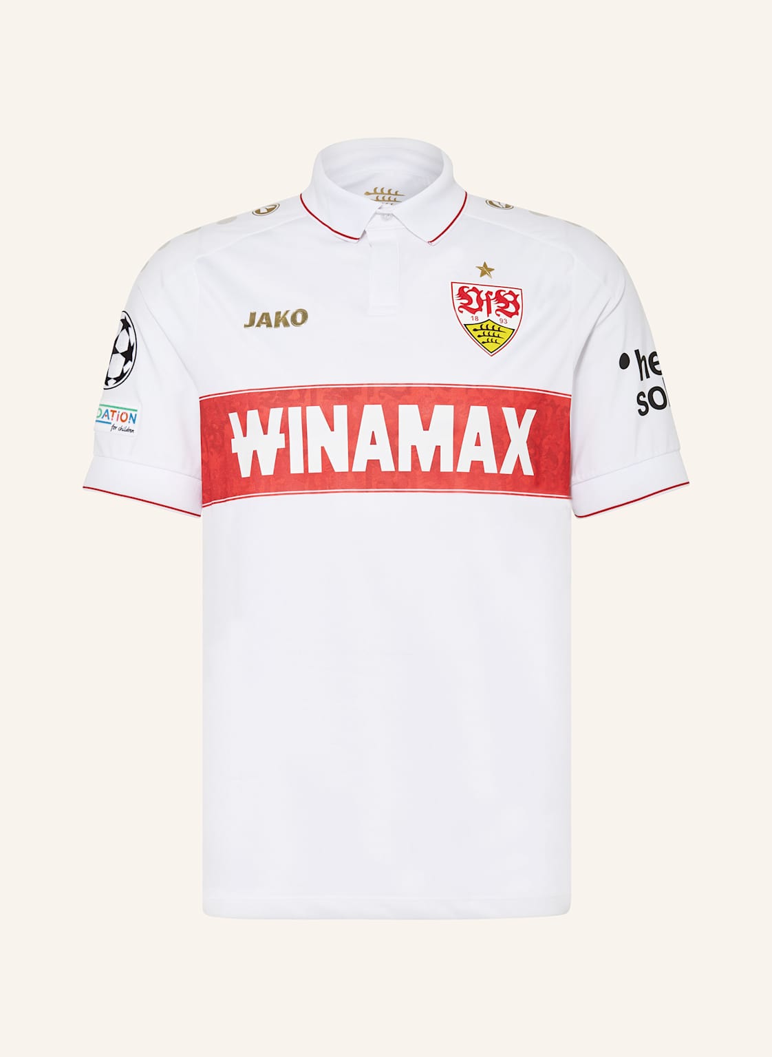 Vfb Stuttgart Heimtrikot Vfb Stuttgart weiss von VfB Stuttgart