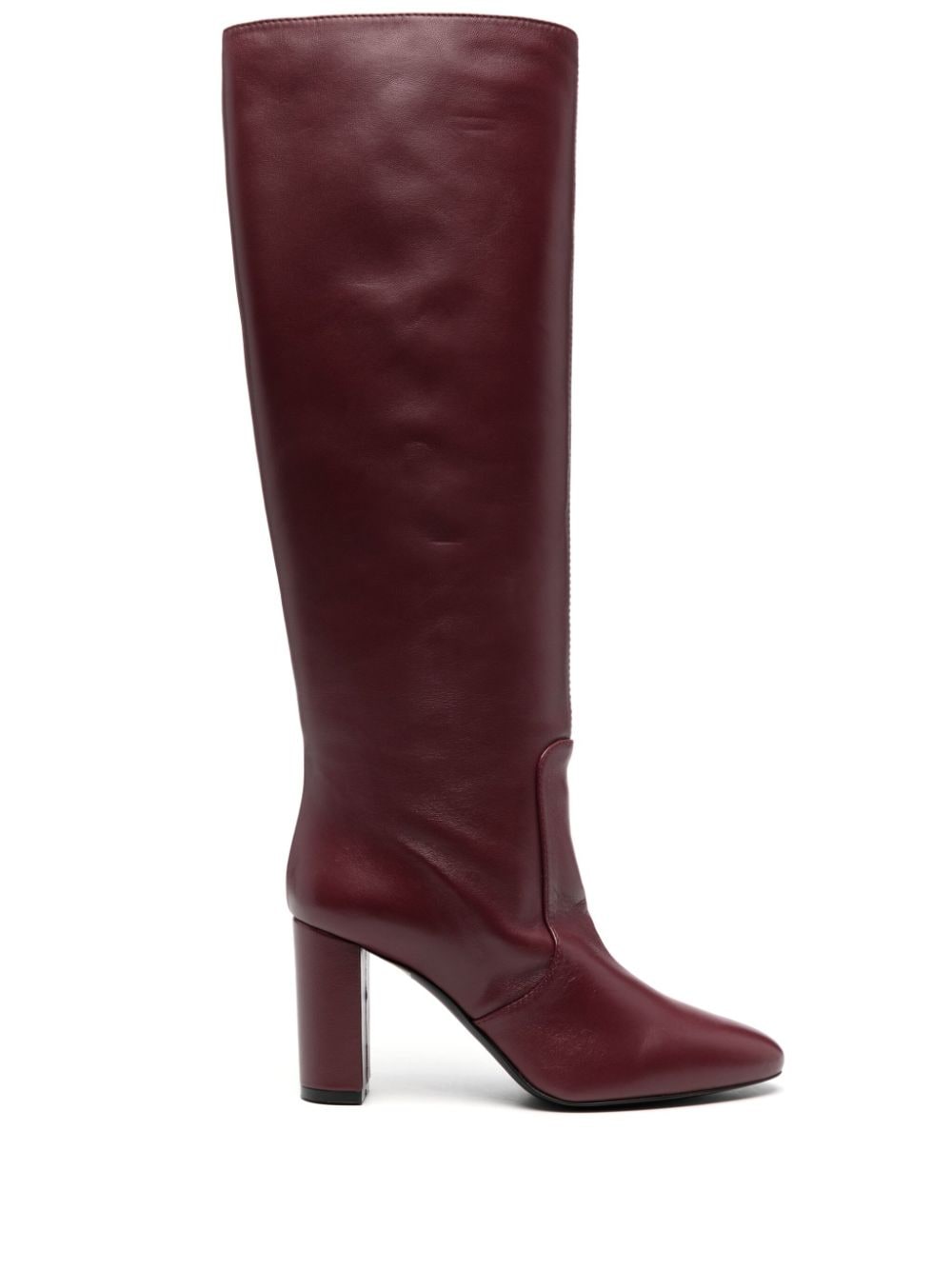 Via Roma 15 80mm leather boots - Red von Via Roma 15