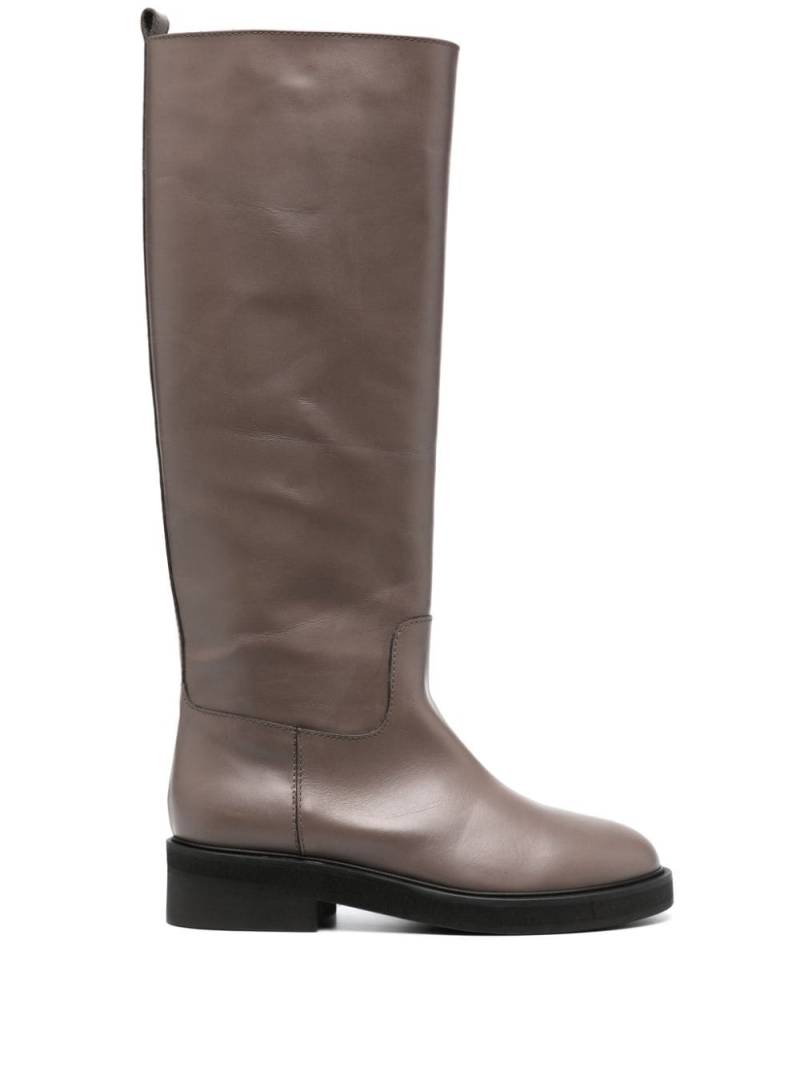 Via Roma 15 Santa Monica leather boots - Brown von Via Roma 15