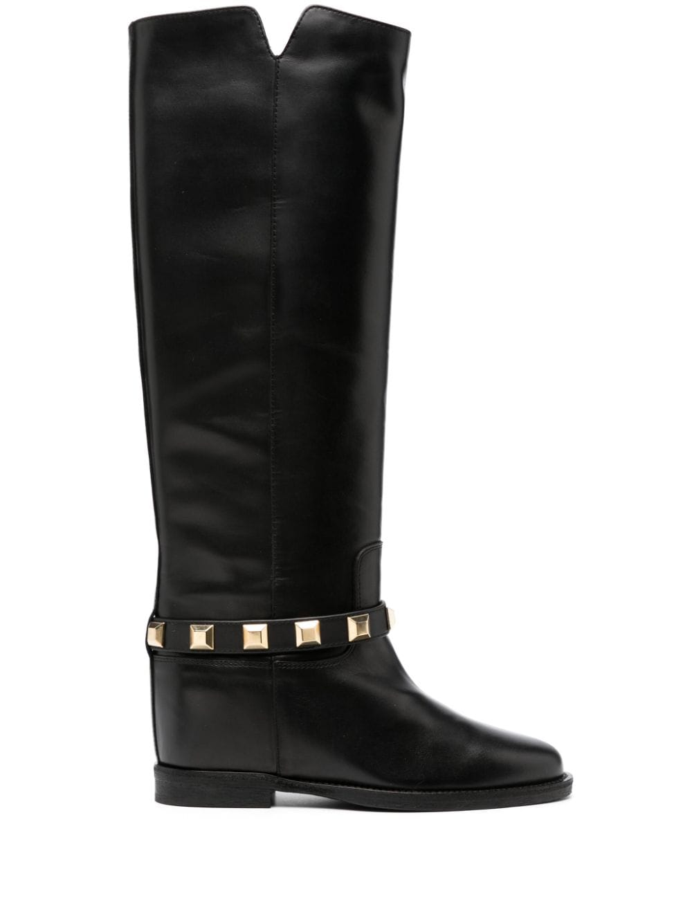 Via Roma 15 Santa Monica stud-embellished boots - Black von Via Roma 15