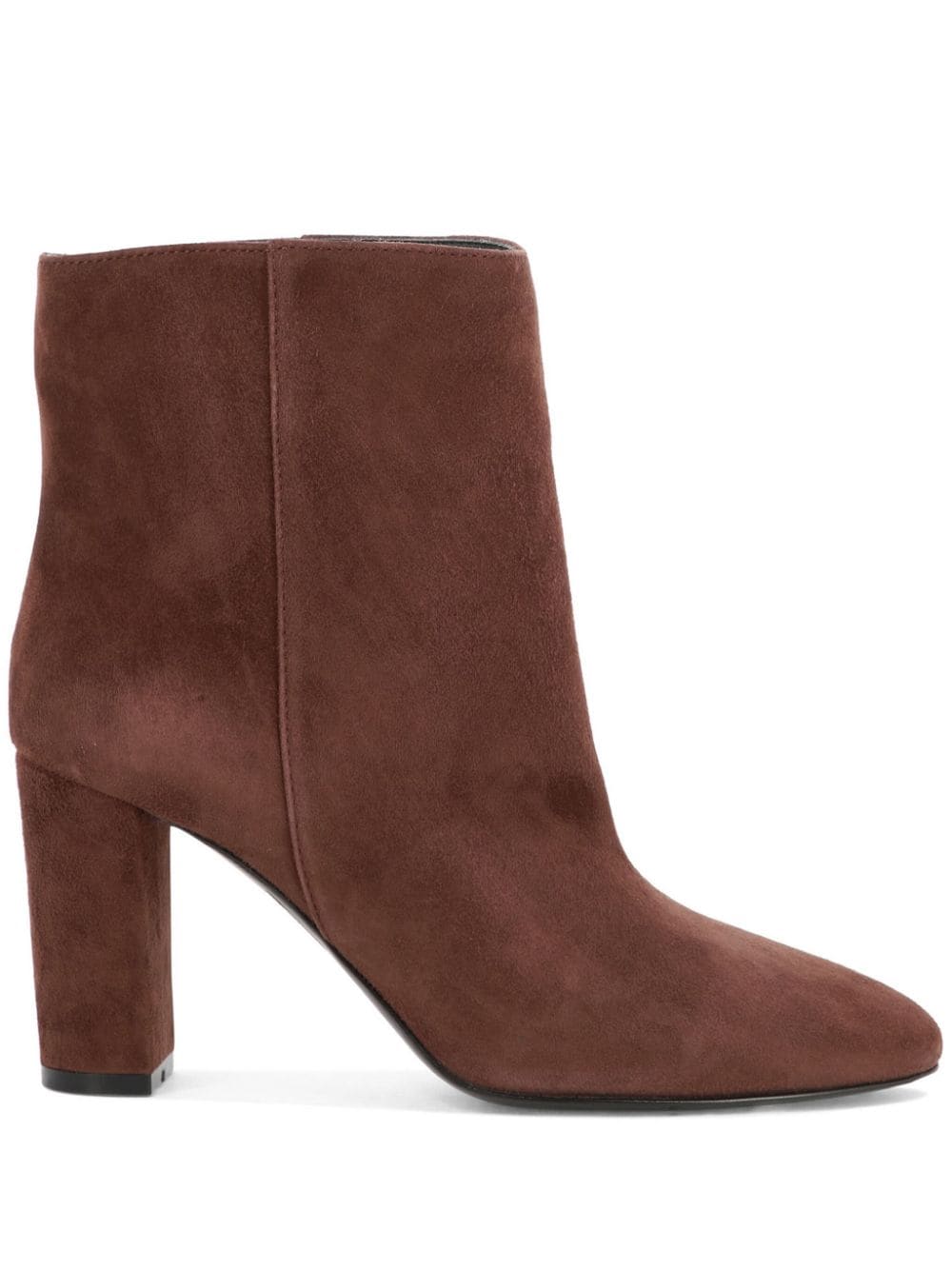 Via Roma 15 high-heel suede ankle boots - Red von Via Roma 15