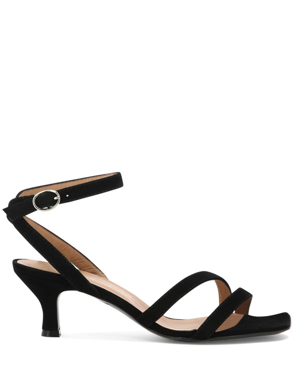 Via Roma 15 kitten heel suede sandals - Black von Via Roma 15