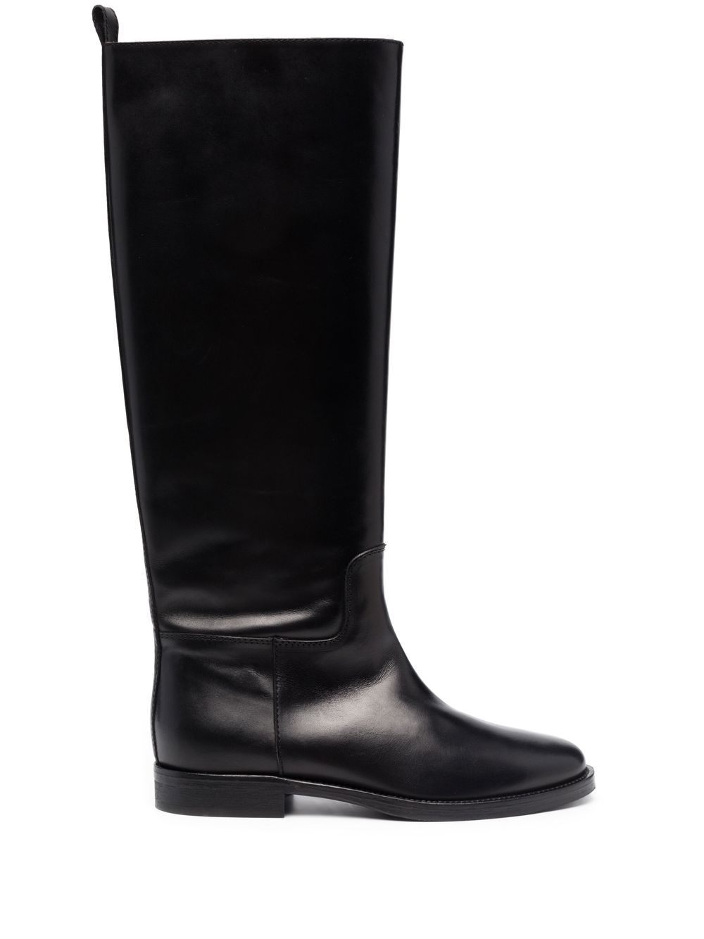 Via Roma 15 round-toe knee-high boots - Black von Via Roma 15