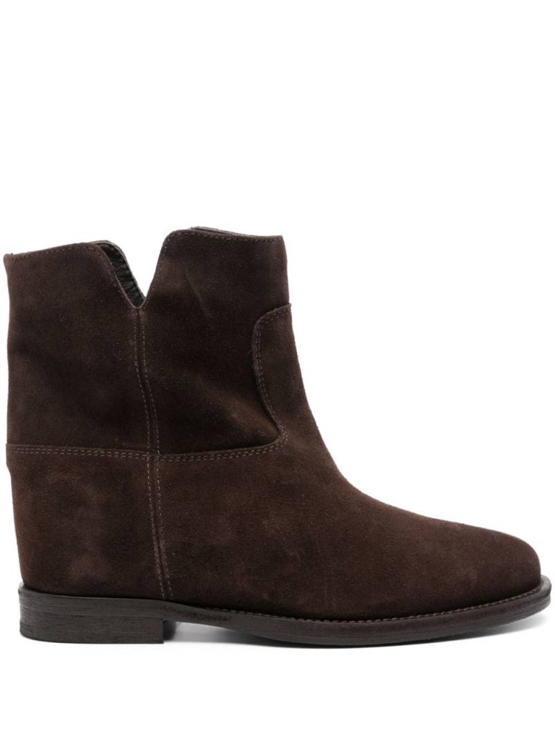 Via Roma 15 slip-on suede ankle boots - Brown von Via Roma 15