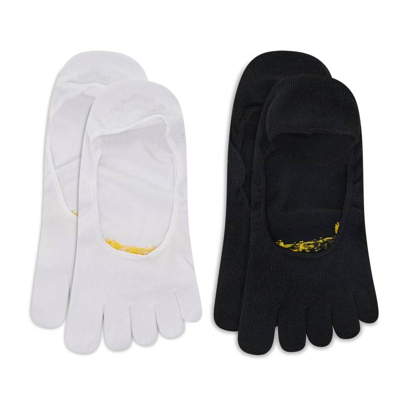 2er-Set Unisex-Sneakersocken Vibram Fivefingers Ghost S15G12P Weiß von Vibram Fivefingers