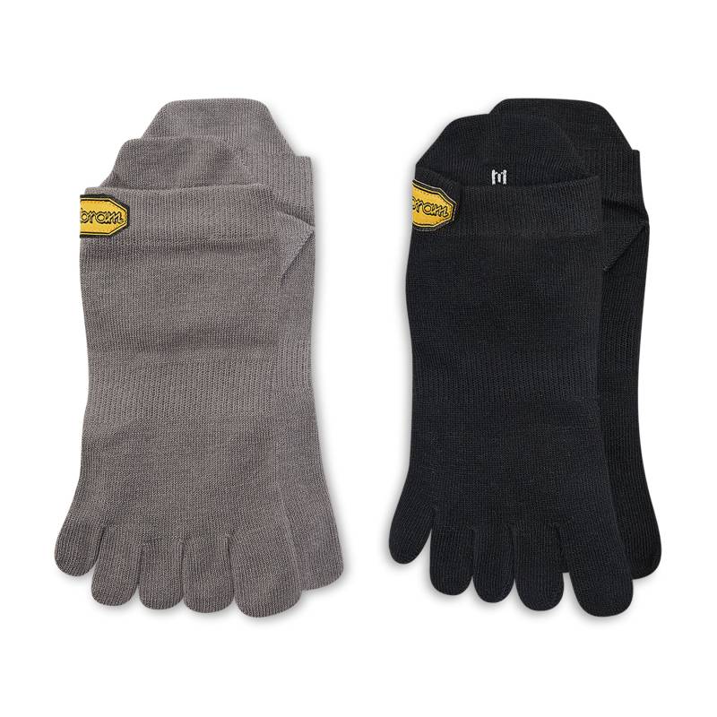 2er-Set Unisex-Sneakersocken Vibram Fivefingers Pack Sock S15N23P Schwarz von Vibram Fivefingers