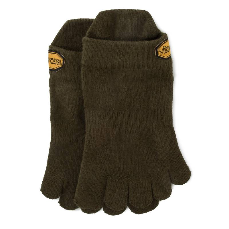 Niedrige Unisex Socken Vibram Fivefingers Athletic No Show S18N01 Grün von Vibram Fivefingers