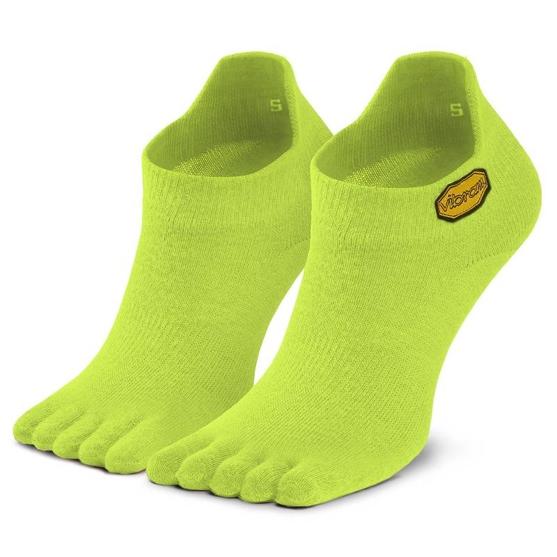 Niedrige Unisex Socken Vibram Fivefingers Athletic No Show S18N02 Gelb von Vibram Fivefingers