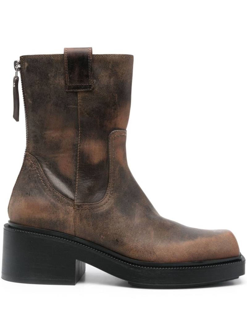 Vic Matie 55mm Fray ankle boots - Brown von Vic Matie