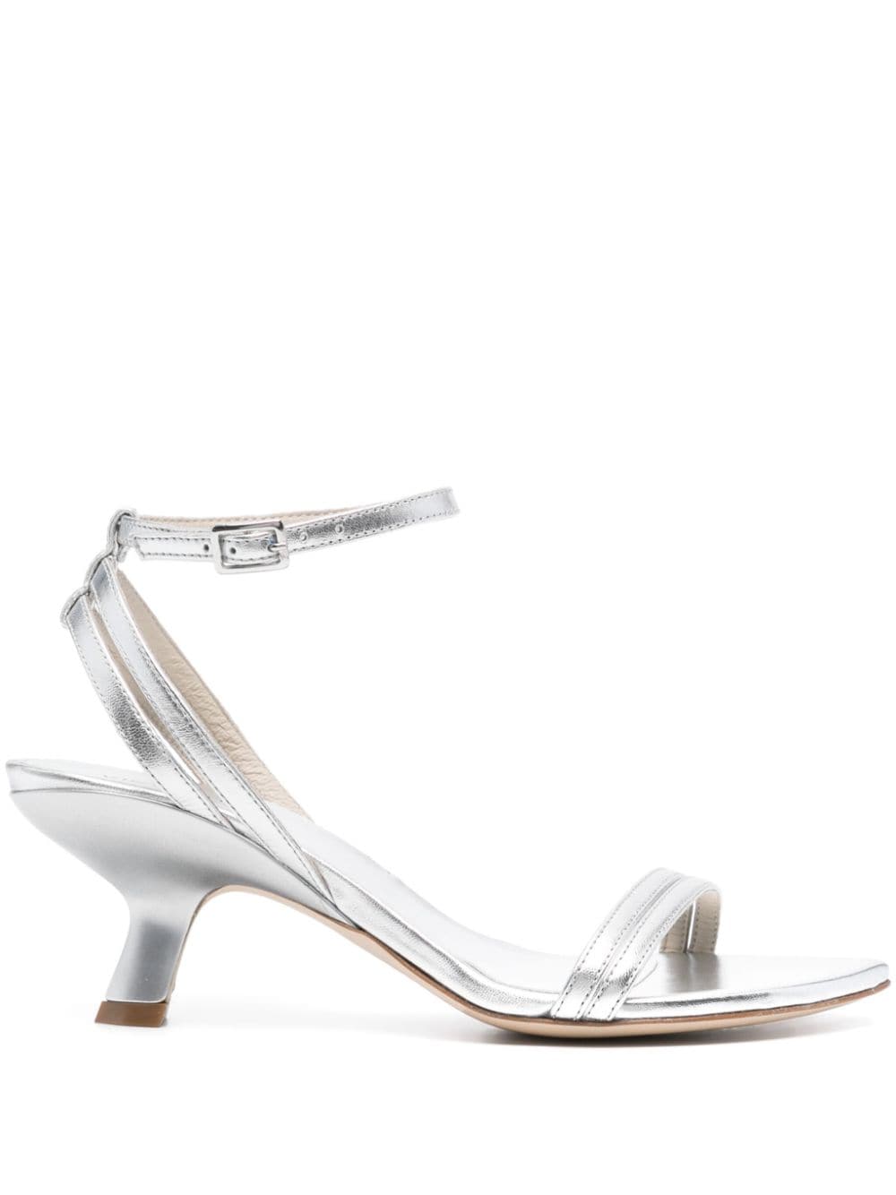 Vic Matie 65mm leather sandals - Silver von Vic Matie