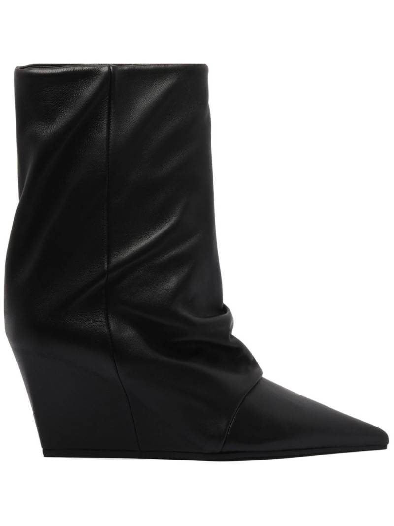 Vic Matie 90mm Cocoon Minimal boots - Black von Vic Matie