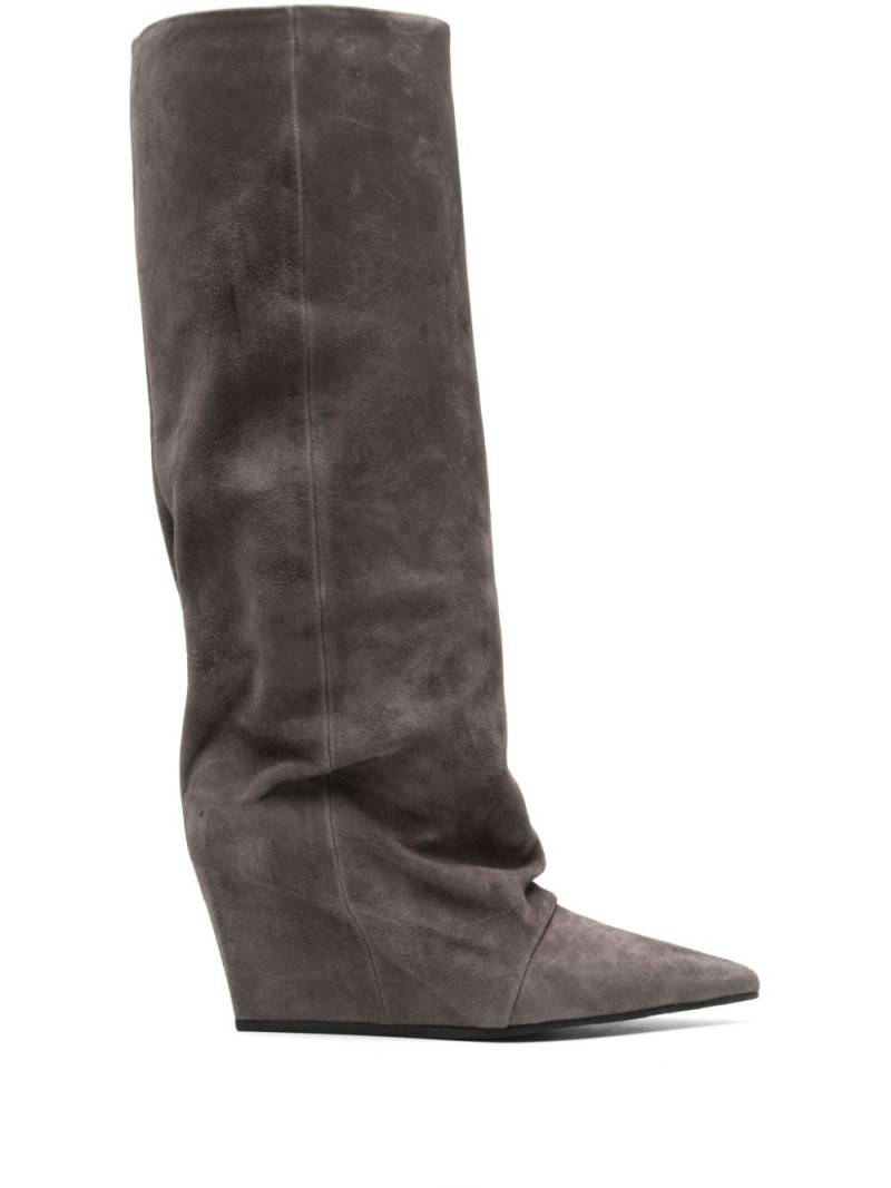 Vic Matie 90mm Cocoon Minimal boots - Grey von Vic Matie