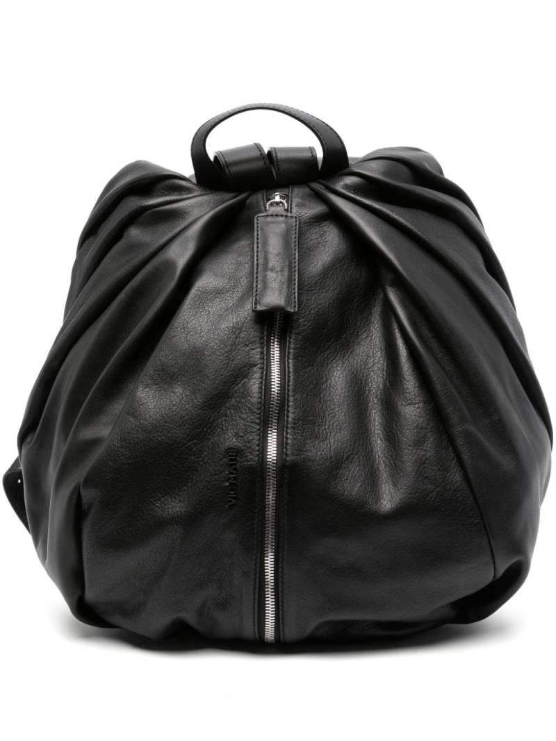 Vic Matie Demetra leather backpack - Black von Vic Matie