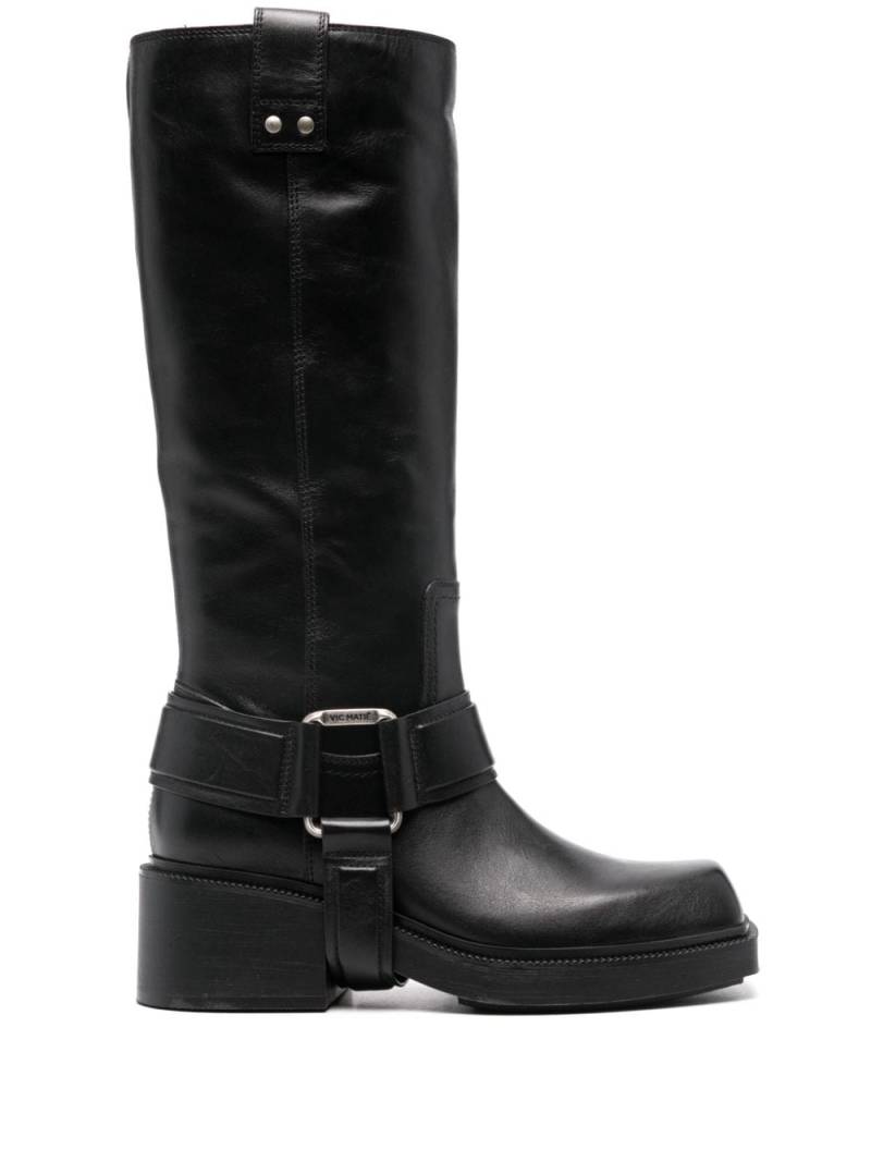 Vic Matie Pampas calf-calf length boots - Black von Vic Matie