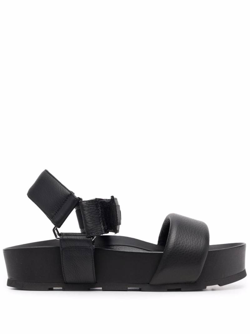 Vic Matie logo touch-strap sandals - Black von Vic Matie