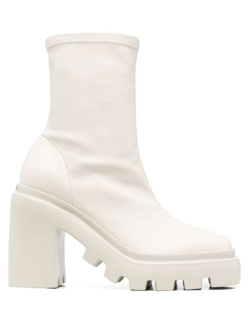 Vic Matie square-toe 110mm boots - Neutrals von Vic Matie