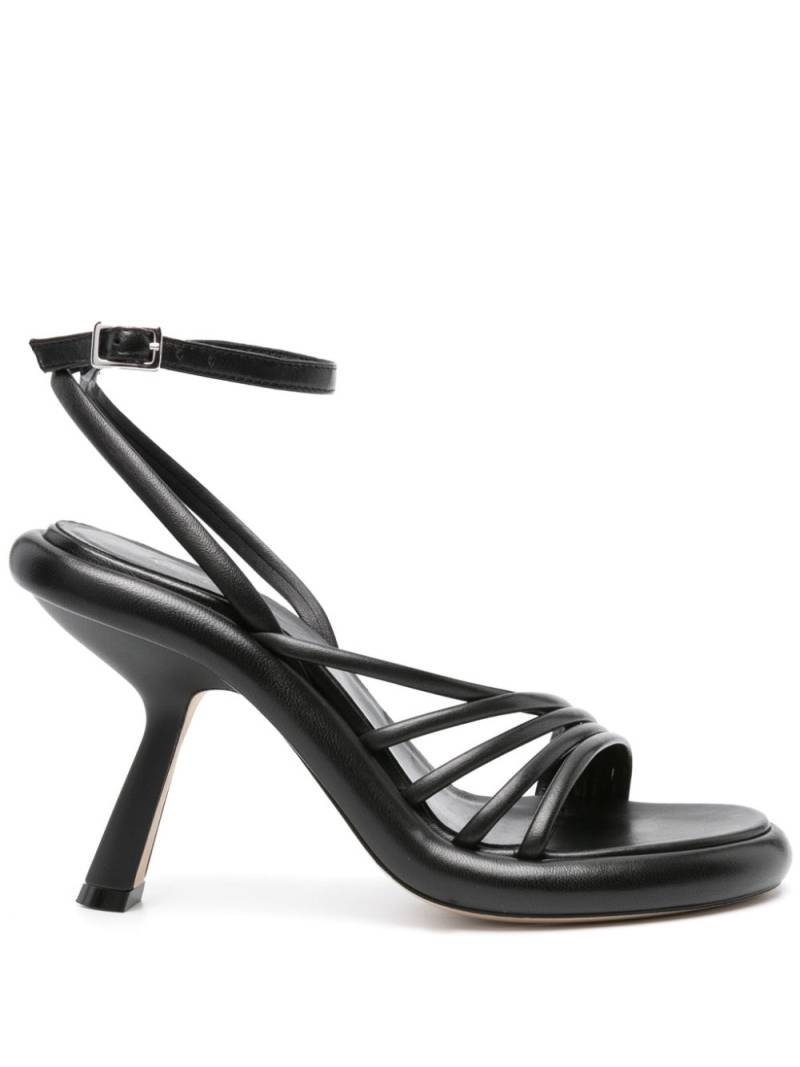 Vic Matie strappy leather sandals - Black von Vic Matie