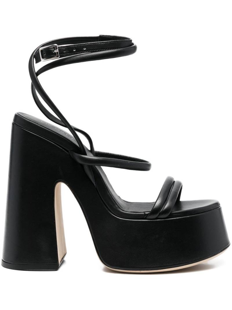 Vic Matie strappy leather sandals - Black von Vic Matie