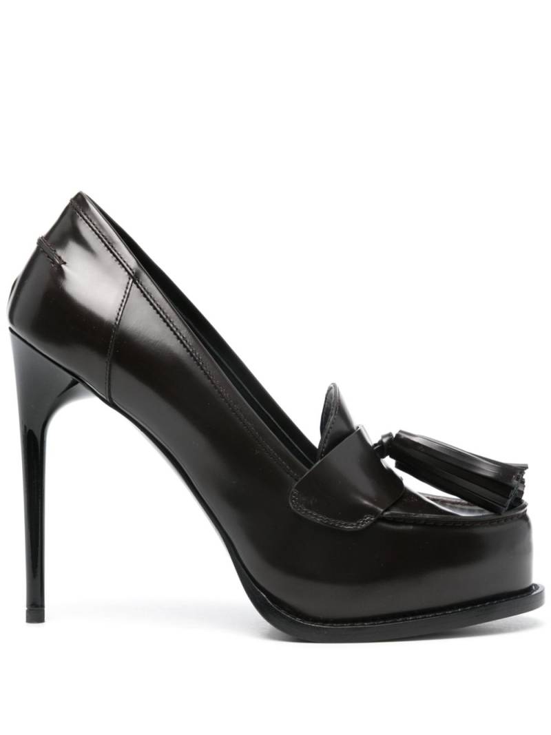 Victoria Beckham 120mm leather pumps - Brown von Victoria Beckham