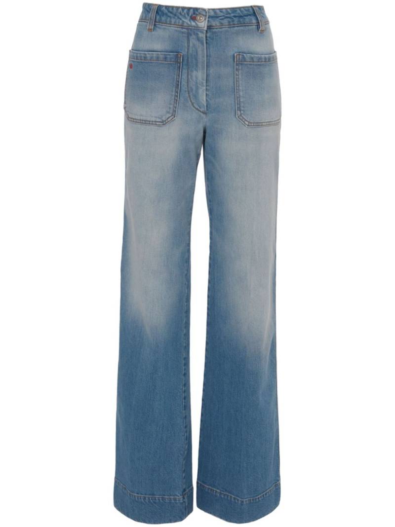 Victoria Beckham Alina high-waisted jeans - Blue von Victoria Beckham