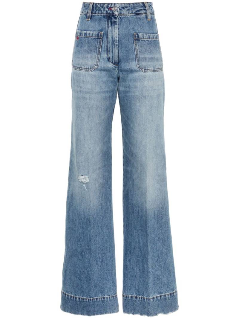 Victoria Beckham Alina wide-leg jeans - Blue von Victoria Beckham