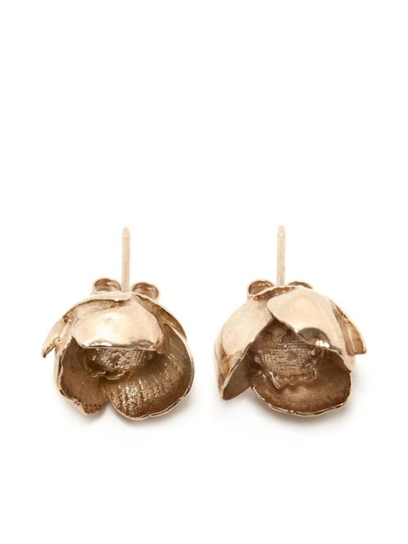 Victoria Beckham Camellia stud earrings - Gold von Victoria Beckham