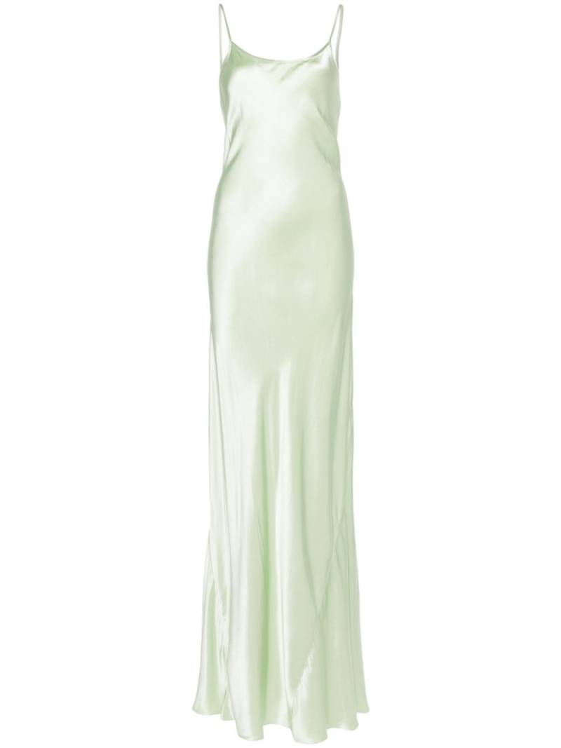 Victoria Beckham Cami maxi slip dress - Green von Victoria Beckham